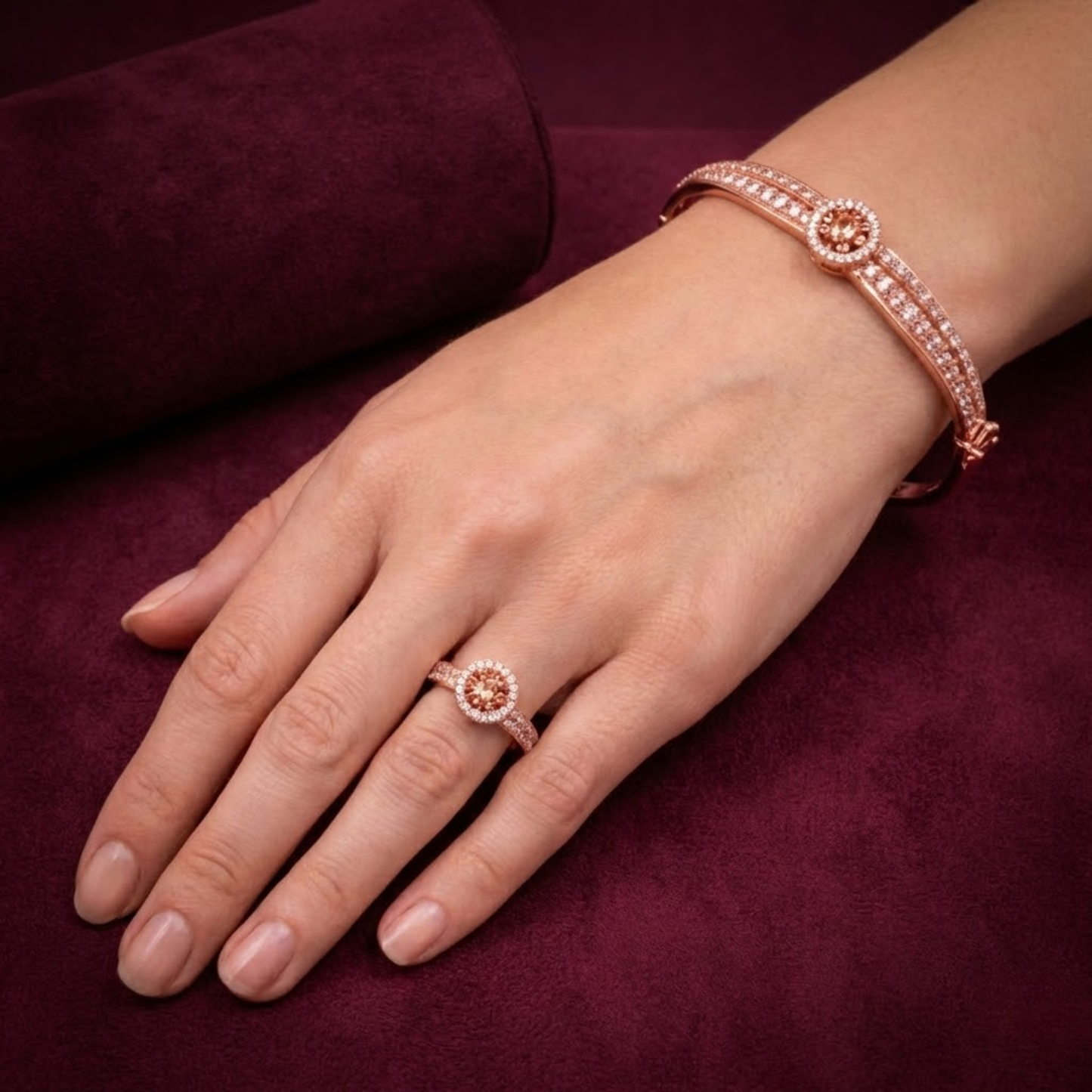 Silver Ring & Bracelet CJWCB051