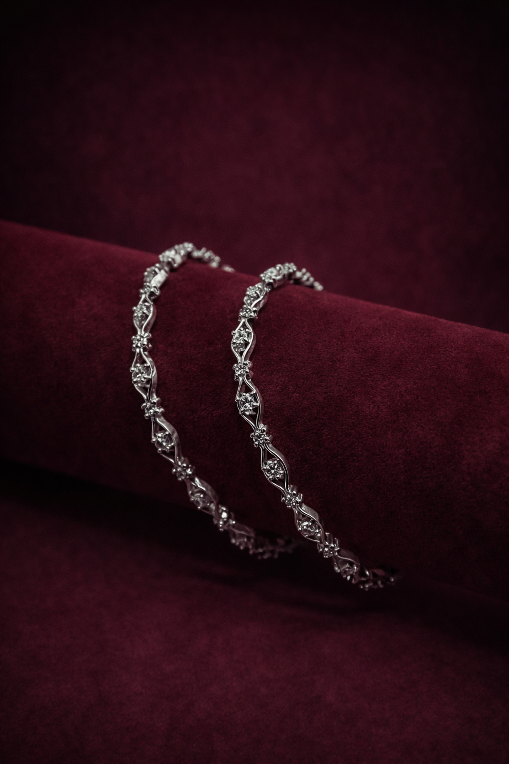 Silver Bangle Pair CJCBA001