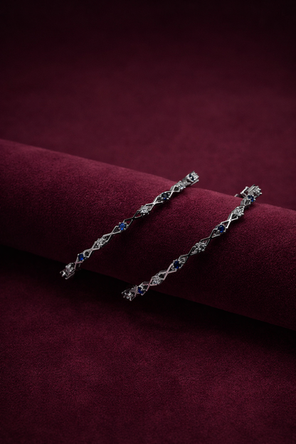 Silver Bangle Pair CJCBA002