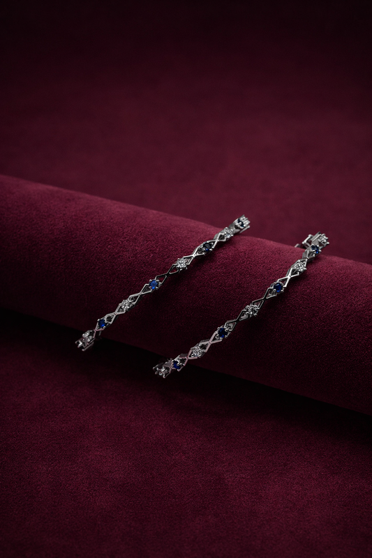 Silver Bangle Pair CJCBA002