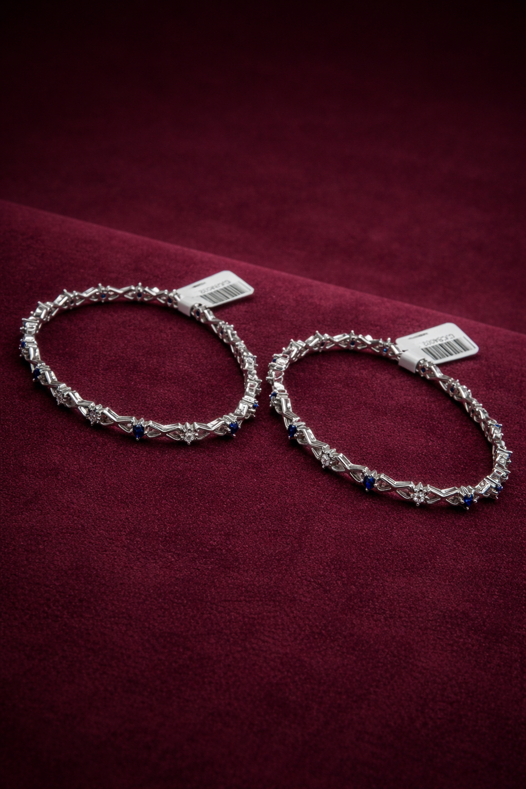 Silver Bangle Pair CJCBA002