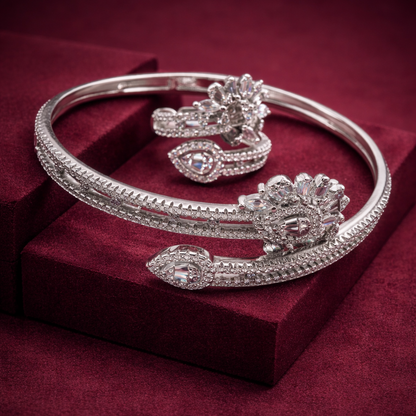 Silver Ring & Bracelet CJWCB042