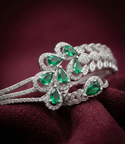Silver Ring & Bracelet CJWCB047