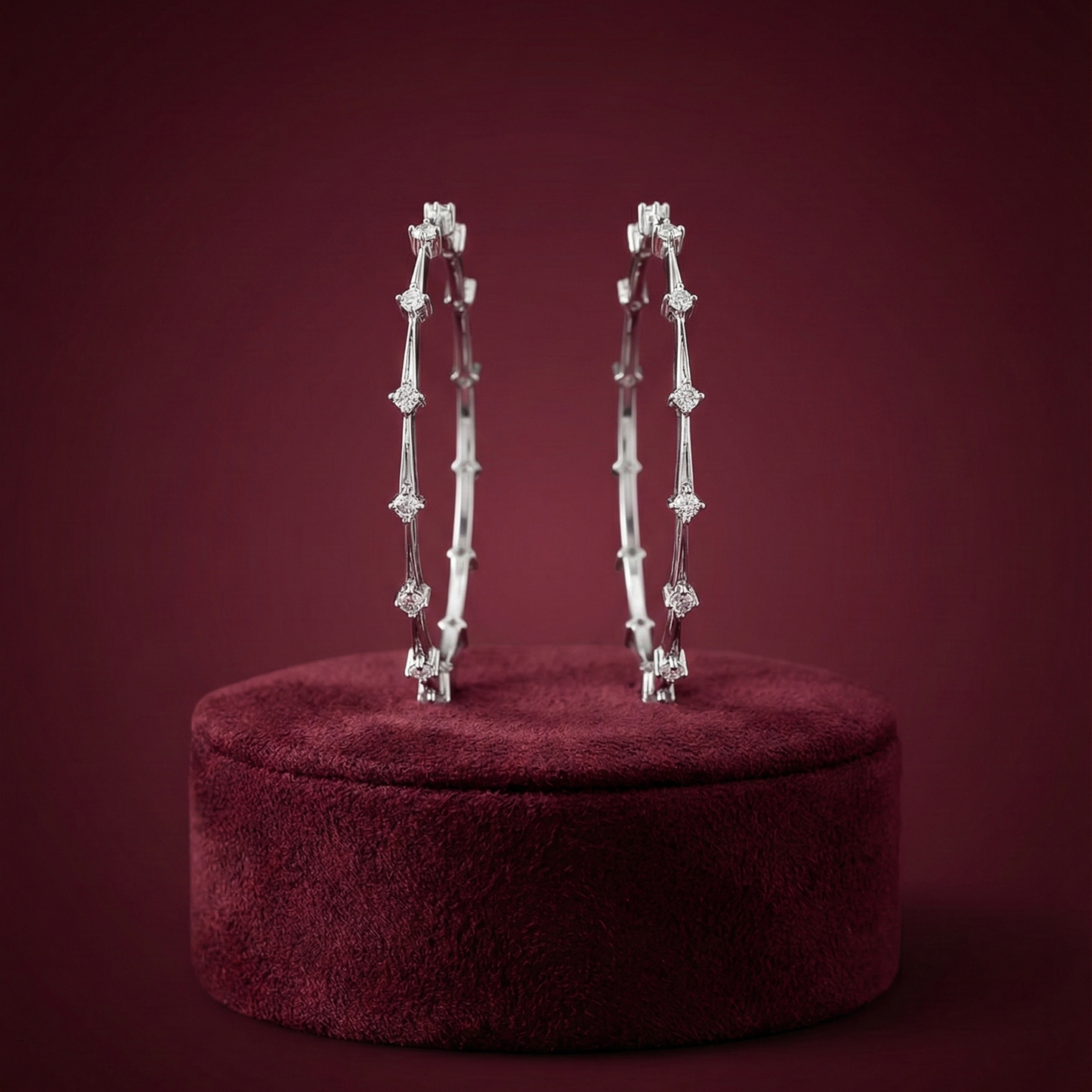 Silver Bangle Pair CJCBA005