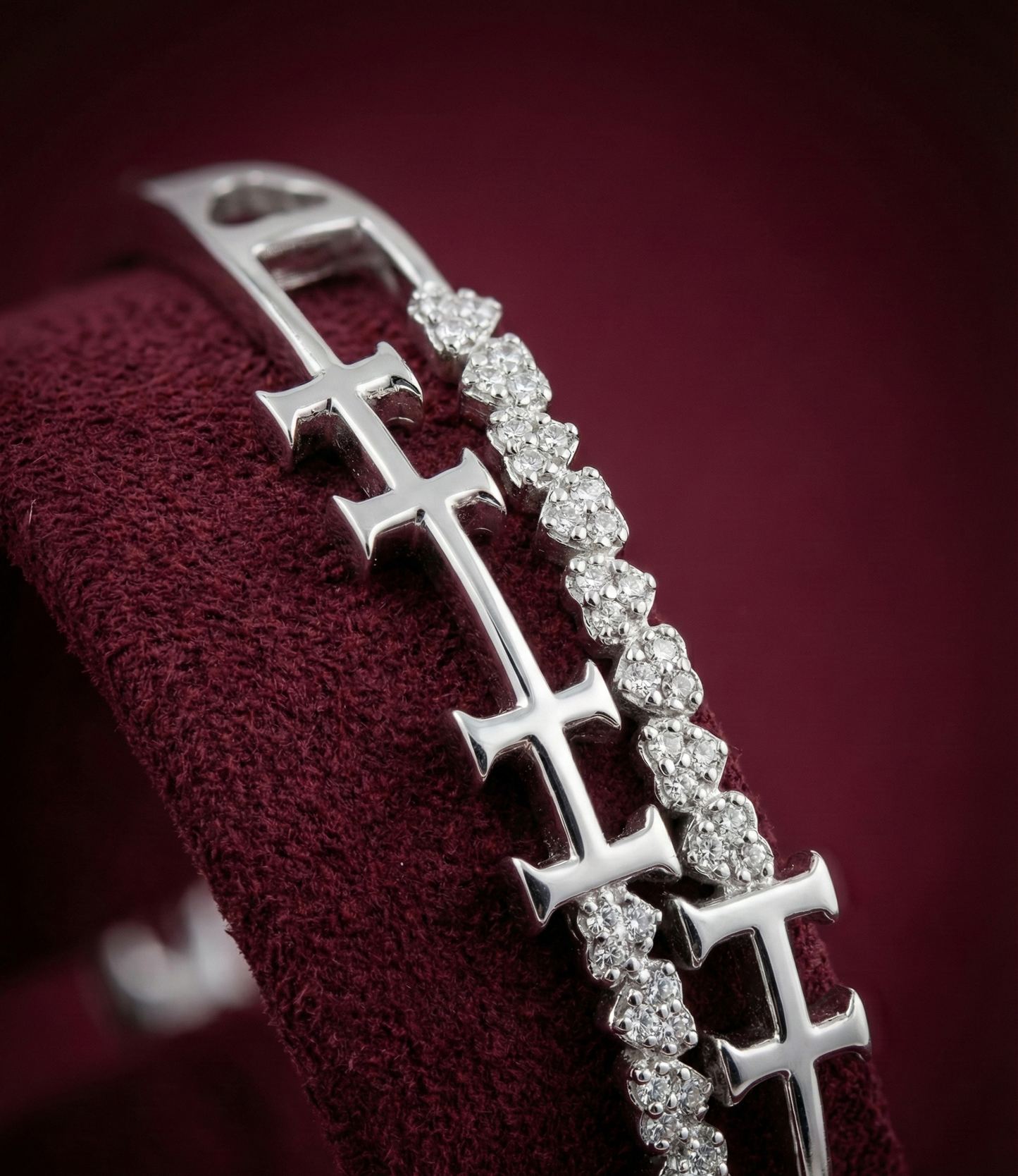 Silver Ring & Bracelet CJWCB044