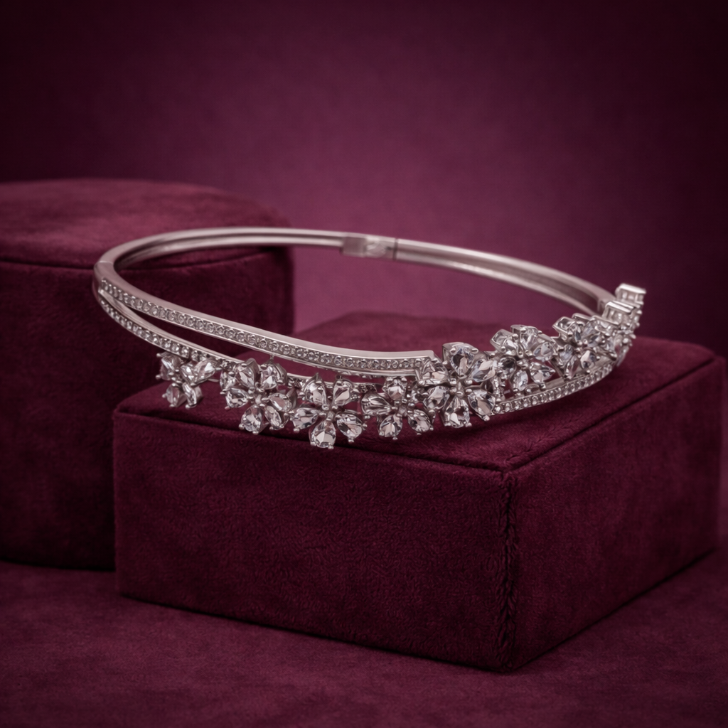 Silver Ring & Bracelet CJWCB043