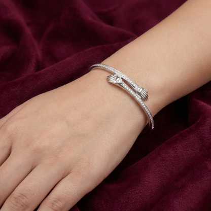Silver HUG Bracelet CJWCB084