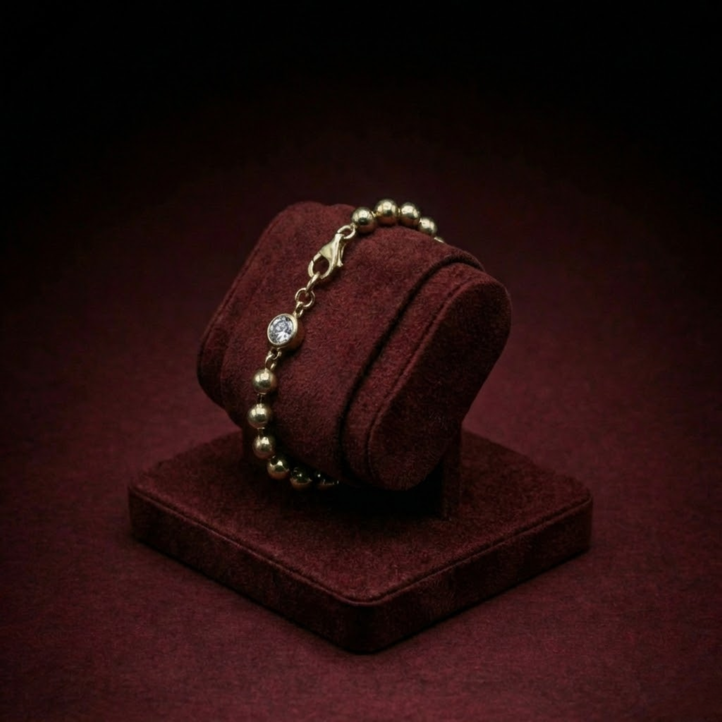 Moissanite Ball Bracelet CJCM002