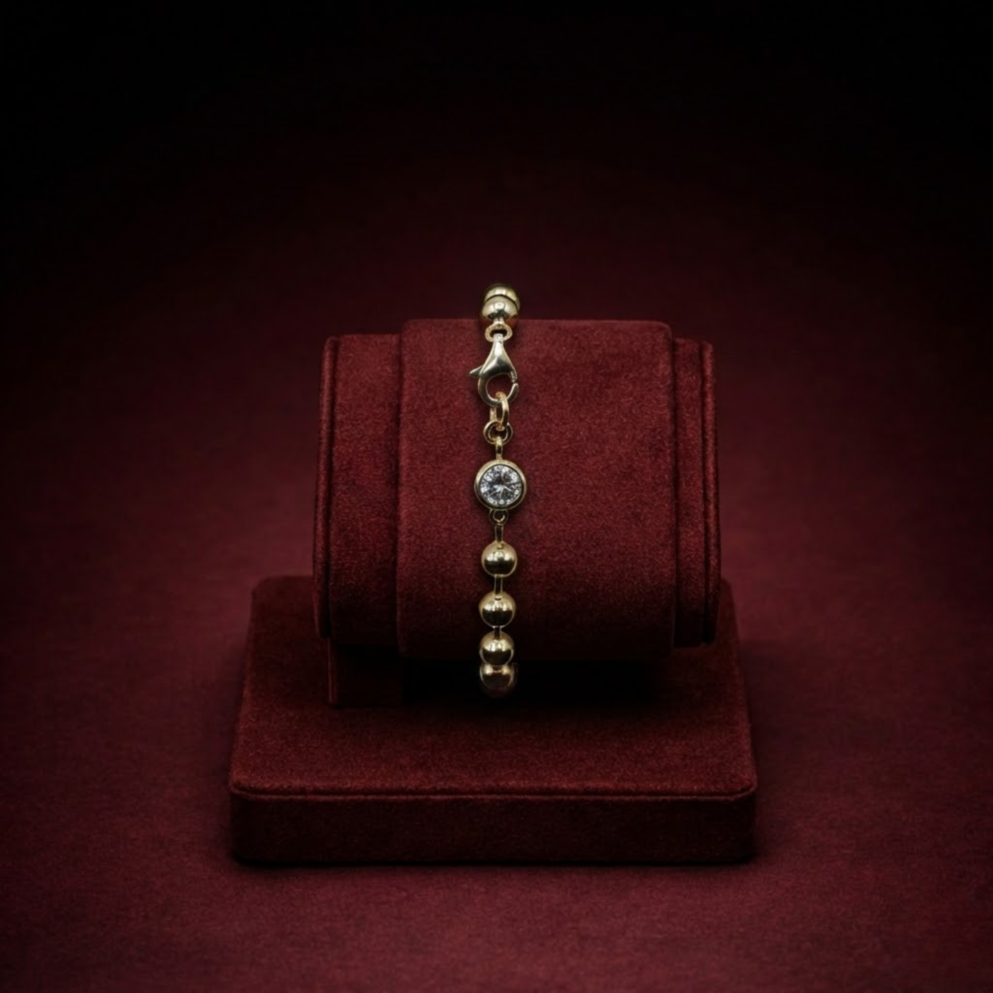 Moissanite Ball Bracelet CJCM002