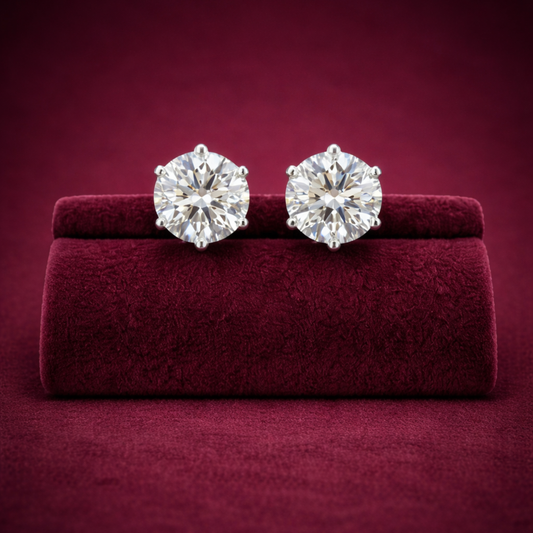 Round Stud 4ct CJME002