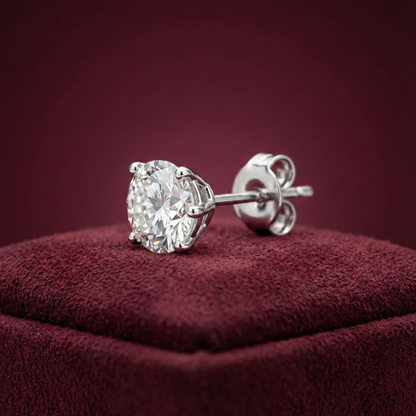 Round Stud 4ct CJME002