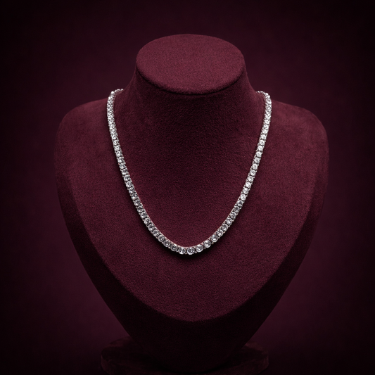 Moissanite Tennis Neckalce CJMN001