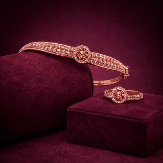 Silver Ring & Bracelet CJWCB051