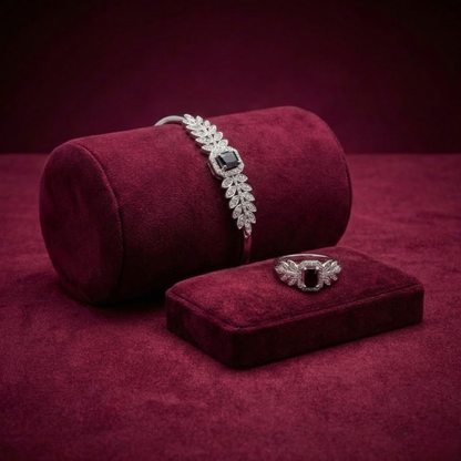 Silver Ring & Bracelet CJWCB053