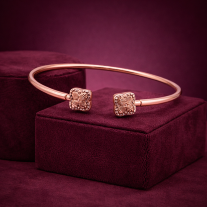 Silver Bracelet Rose Gold Plated CJWCB068