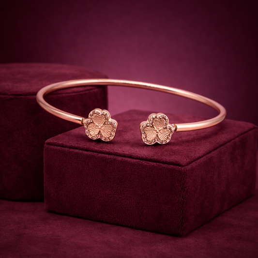 Silver Bracelet Rose Gold Plated CJWCB069