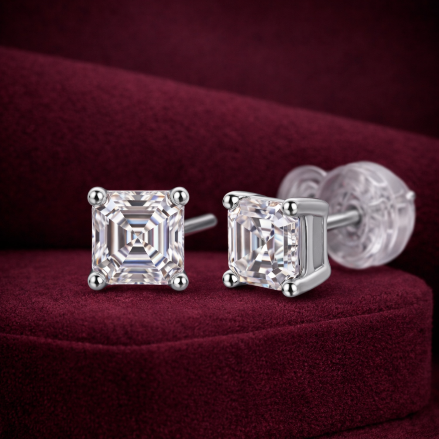 Princess Stud 2ct CJME004