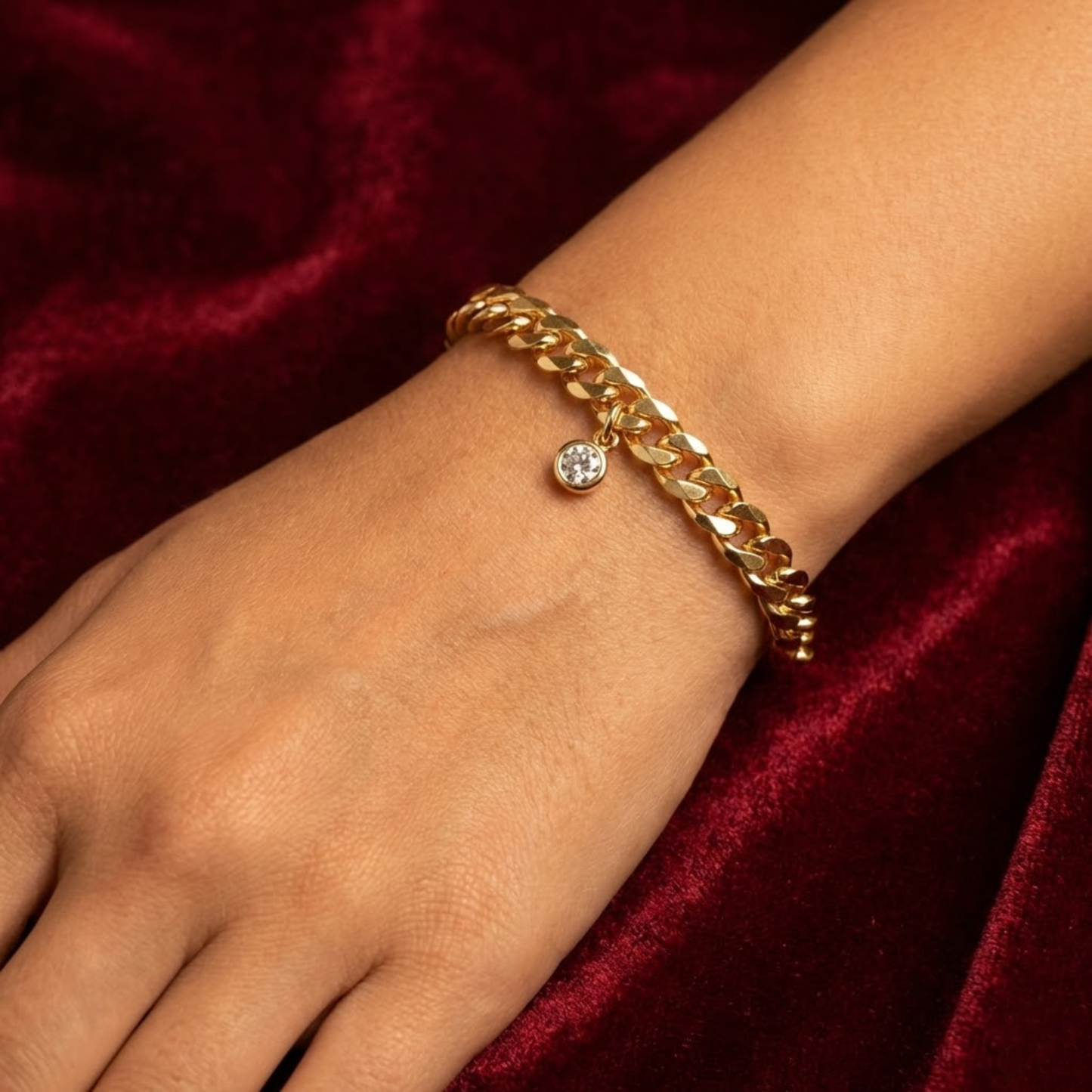 Moissanite Cuban Bracelet CJGM001