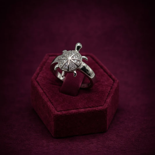 Iced Out Italian Silver Ring CJCZ013