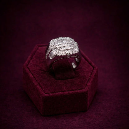 Iced Out Italian Silver Ring CJCZ005